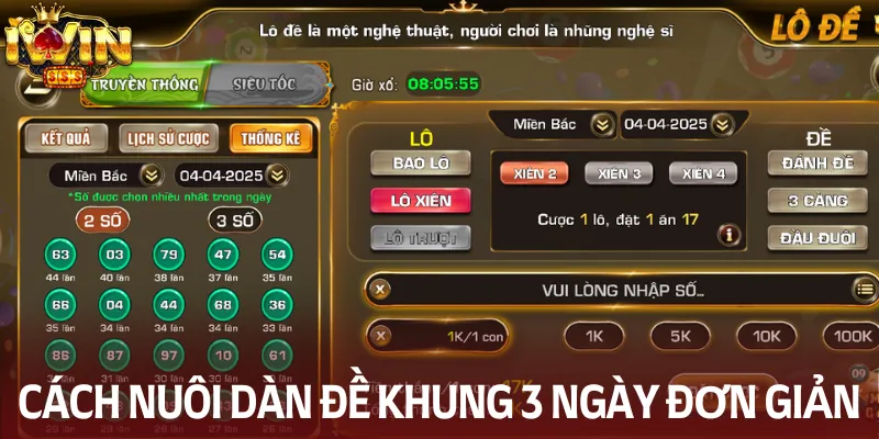 Cách nuôi dàn đề khung 3 ngày đơn giản cho tân thủ
