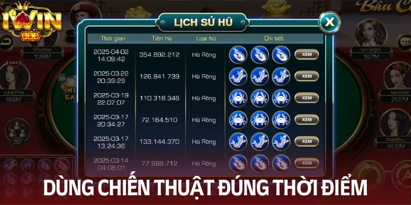 Áp dụng chiến thuật đúng thời điểm để tăng tỷ lệ thắng