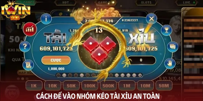Các bước tham gia nhóm kéo tài xỉu Telegram an toàn